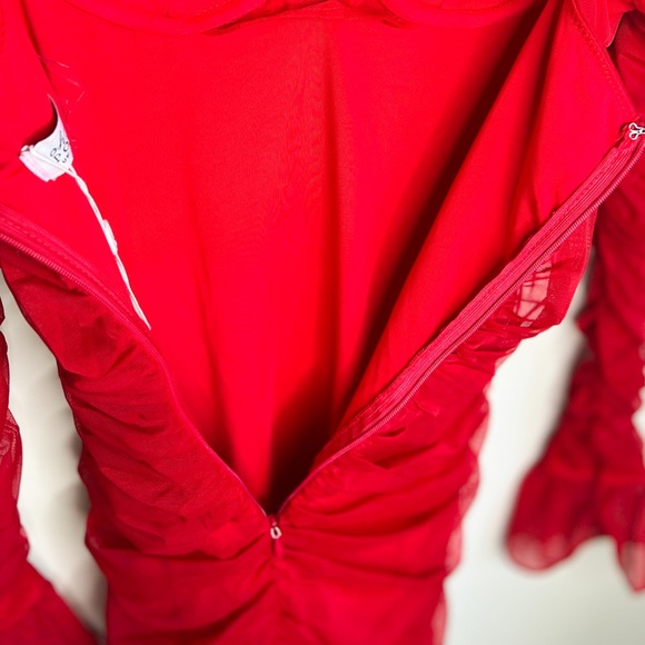 Oh Polly - True For You Red Dress - Picture 6 of 8